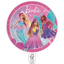  Barbie Fantasy papírtányér 8 db-os 23 cm FSC party kellék
