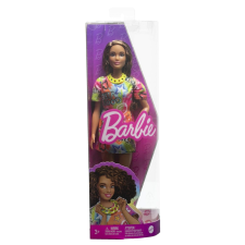 BARBIE FASHIONISTA SATENA BABA JÓ HANGULATÚ NYOMTATOTT RUHÁVAL baba