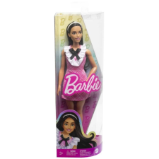 Barbie Fashionistas baba rózsaszín kockás ruhában barbie baba