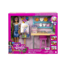  Barbie: Feltöltődés műterem játékszett babával - Mattel baba