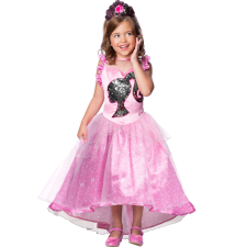 Barbie hercegnő jelmez - SEQUIN PRINCESS lányoknak 3-4 éves korig 104 cm jelmez