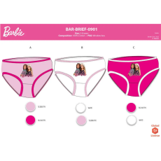  Barbie kislány bugyi - 3 darabos pamut bugyi - 110-116