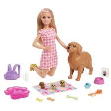Barbie újszülött kiskutyák játékszett barbie baba