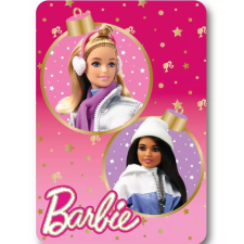Barbie Winter Karácsony polár takaró 100x140cm lakástextília