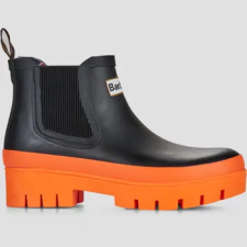 Barbour Gumicsizmák HALTON CHELSEA WELLY Fekete 40 női csizma, bakancs