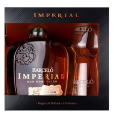  Barcelo Imperial 38% pdd.+ 2 pohár rum