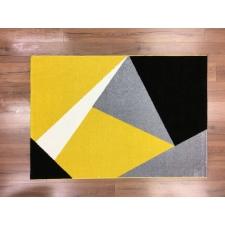 Barcelona 198 sárga geometriai mintás szőnyeg 200x280 cm lakástextília