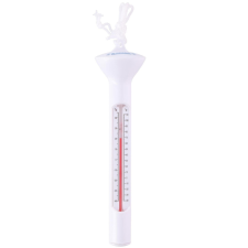 BarkácsVilág Medence hőmérő – 19 x 5 cm – Fehér medence kiegészítő