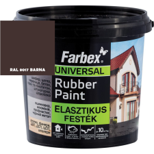 BARNA - FARBEX RUBBER PAINT SZUPER ELASZTIKUS FESTÉK 3,5 KG zománcfesték