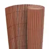  Barna kétoldalas PVC kerti kerítés 90 x 300 cm