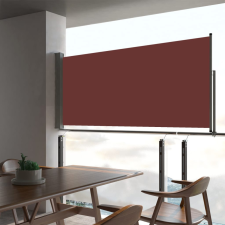 Barna kihúzható oldalsó terasz napellenző 60 x 300 cm kerti bútor