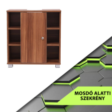 Barna mosdó alatti szekrény,komód holm7287 fürdőszoba bútor