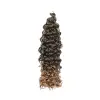 Barna-Világos Barna Ombre Hullámos Póthaj Fonáshoz - 50 cm