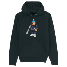 Baron Filou Organic Hoodie Filou CVI. - Black