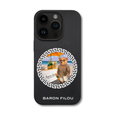 Baron Filou SS25 iPhone Case Baron Filou Greek-Style - Black tok és táska