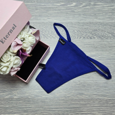 Barones állítható pántos tanga blue-royal