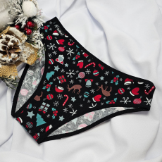 Barones KARÁCSONYI pamut bugyi ajándék mintás 2XL