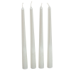  Bársony metál sziluett gyertya 300mm fehér 4db/csom (db ár)