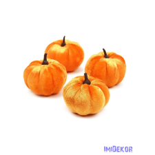  Bársonyos műtök 4db/cs - Világos Narancs dekorációs kellék