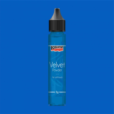  Bársonypor kék min. 3g / 30ml dekorációs kellék