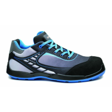 Base B0676 Bowling-Tennis S3 SRC munkavédelmi félcipő fekete/kék színben munkavédelmi cipő