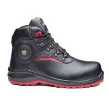 Base Be-Stone vágásbiztos munkavédelmi bakancs S3 CR HRO HI CI (fekete/piros, 37) munkavédelmi cipő