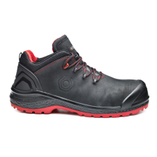 Base Be-Uniform S3 HRO CI HI SRC munkavédelmi félcipő (fekete/piros, 45) munkavédelmi cipő