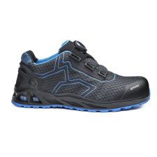 Base K-Trek gyorsbeállítós munkavédelmi cipő S1P HRO SRC (fekete/kék, 42) munkavédelmi cipő