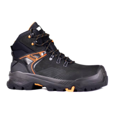 Base T-Rex Mid/T-Wall S3 munkavédelmi bakancs (fekete/narancs, 45)