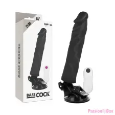 Basecock élethű vibrátor péniszhosszabbító tokkal és távirányítóval 21 CM vibrátorok
