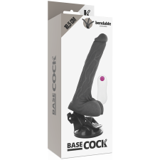 Basecock REALISTIC BENDABLE REMOTE CONTROL BLACK 18.5 CM vibrátorok