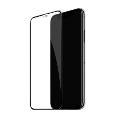 Baseus 0.2 mm All-screen Arc-surface AntiBlue T-Glass Apple iPhone Xs Max Edzett üveg kijelzővédő - Fekete mobiltelefon kellék
