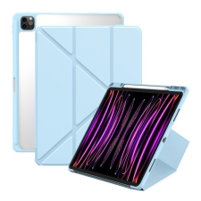 Baseus Apple iPad Pro 12.9 (2021) / iPad Pro 12.9 (2022), mappa tok, Apple Pencil tartóval, Origami Smart Case, Baseus Minimalist, világoskék tablet tok