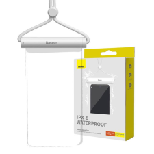 Baseus AquaGlide vízálló telefontok csúszózárral fehér (P60263701213-00) mobiltelefon kellék