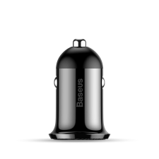 Baseus – Autós szivargyújtó töltő USB 4.8A 24W fekete mobiltelefon kellék