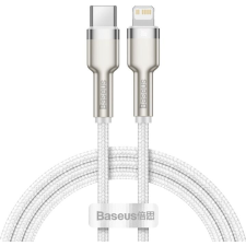 Baseus BASEUS Cafule Series töltő- / adatkábel USB-C -ről Lightning-ra PD 20 W 2 m CATLJK-B02, fehér mobiltelefon kellék