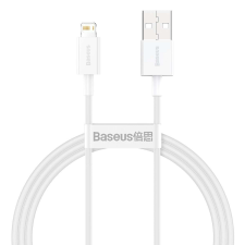 Baseus Baseus Superior iPhone adat/töltőkábel 1m 2.4A - Fehér kábel és adapter