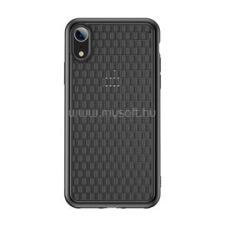 Baseus BV 2. generációs szilikon telefonvédő (fonott minta) FEKETE (WIAPIPH61-BV01) tok és táska