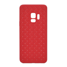 Baseus BV szilikon telefonvédő (fonott minta) PIROS Samsung Galaxy S9 (SM-G960) tok és táska