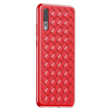 Baseus BV Weaving Huawei P20 Védőtok - Piros tok és táska