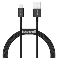 Baseus CABLEL USB Apple Lightning 8-pin 2,4A Superior sorozat Gyors töltő Calys-A01 1 méter fekete mobiltelefon kellék