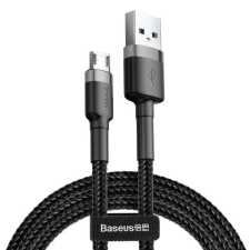 Baseus Cafule 2.4A USB-Micro USB kábel 0.5m (szürke-fekete) kábel és adapter