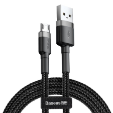 Baseus Cafule 2.4A USB-Micro USB kábel 1m (szürke-fekete) kábel és adapter