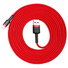 Baseus Cafule kábel USB / Lightning QC 3.0 2A 3m, piros kábel és adapter