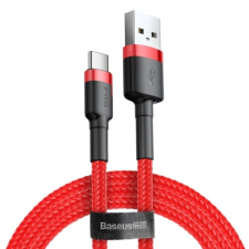 Baseus Cafule kábel USB / USB-C QC 3.0 1m, piros kábel és adapter