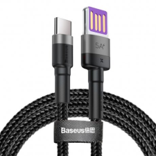 Baseus Cafule kábel USB / USB-C Quick Charge 1m, szürke/fekete kábel és adapter
