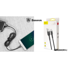 Baseus Cafule MicroUSB gyors adat/töltőkábel 2A 3m - Fekete kábel és adapter