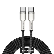 Baseus Cafule sorozat Metal adat Type-c USB - USB Type-c kábel Power Delivery 100 W (20 V / 5 A) 2 m fekete (CATJK-D01) mobiltelefon kellék
