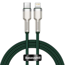 Baseus Cafule USB-C - Lightning kábel PD 20W 2m #zöld kábel és adapter