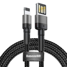Baseus Cafule USB-Lightning kábel 1m fekete (CALKLF-GG1) kábel és adapter